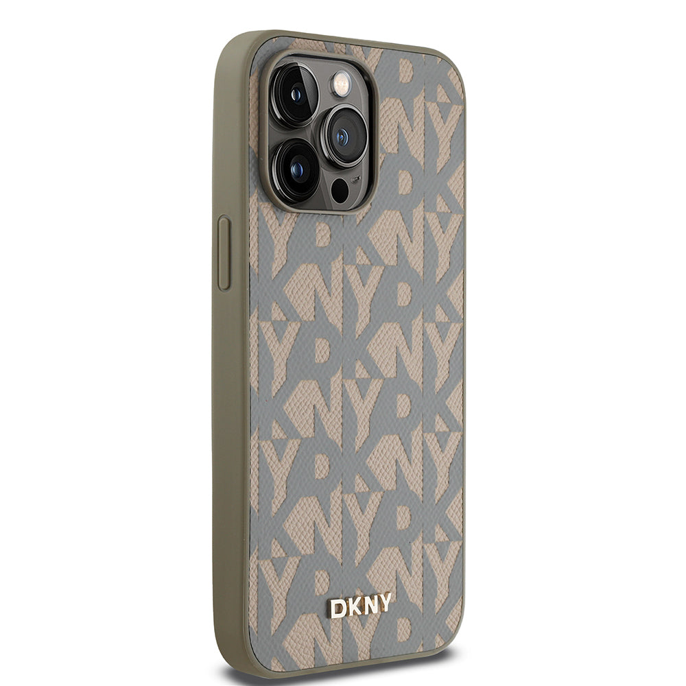 DKNY iPhone 14 Pro Max Grid Pattern MagSafe Uyumlu Kılıf – Fotoğraf 4
