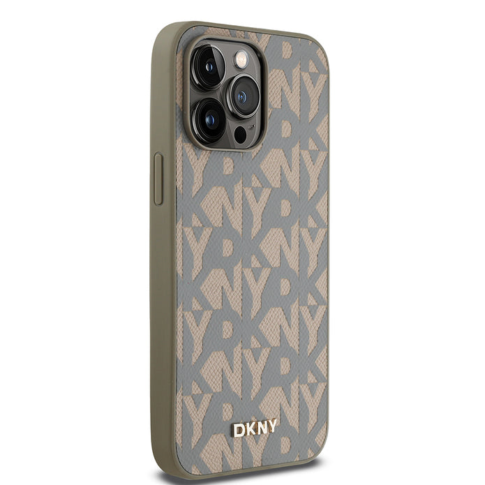 DKNY iPhone 14 Pro Max Grid Pattern MagSafe Uyumlu Kılıf – Fotoğraf 4