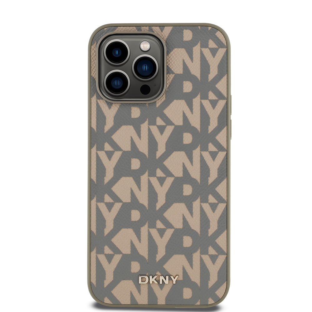 DKNY iPhone 14 Pro Max Grid Pattern MagSafe Uyumlu Kılıf – Fotoğraf 3
