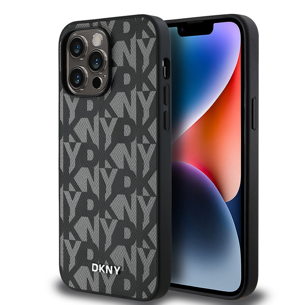 DKNY iPhone 14 Pro Max Grid Pattern MagSafe Uyumlu Kılıf – Fotoğraf 6