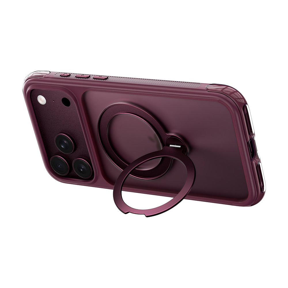 iPhone 17 Pro AG-203 AeroGuard Ultra Airbag 360° Standlı MagSafe Uyumlu Kılıf – Fotoğraf 4