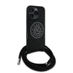 Karl Lagerfeld iPhone 16 Pro Max Askılı Taşlı KL Yazılı Crossbody Cord Kılıf