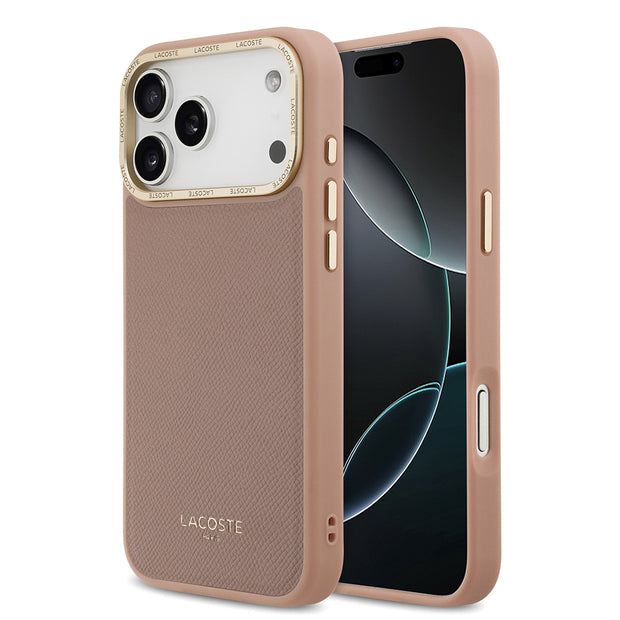 Lacoste iPhone 17 Pro Champs Elysees PU Deri MagSafe Uyumlu Kılıf – Fotoğraf 13