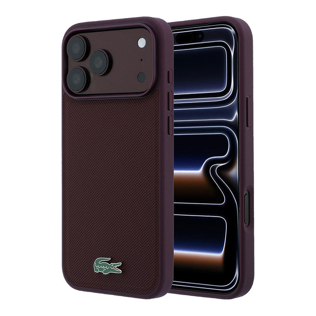 Lacoste iPhone 18 Pro PU Pike Metal Logolu MagSafe Uyumlu Kılıf – Fotoğraf 19