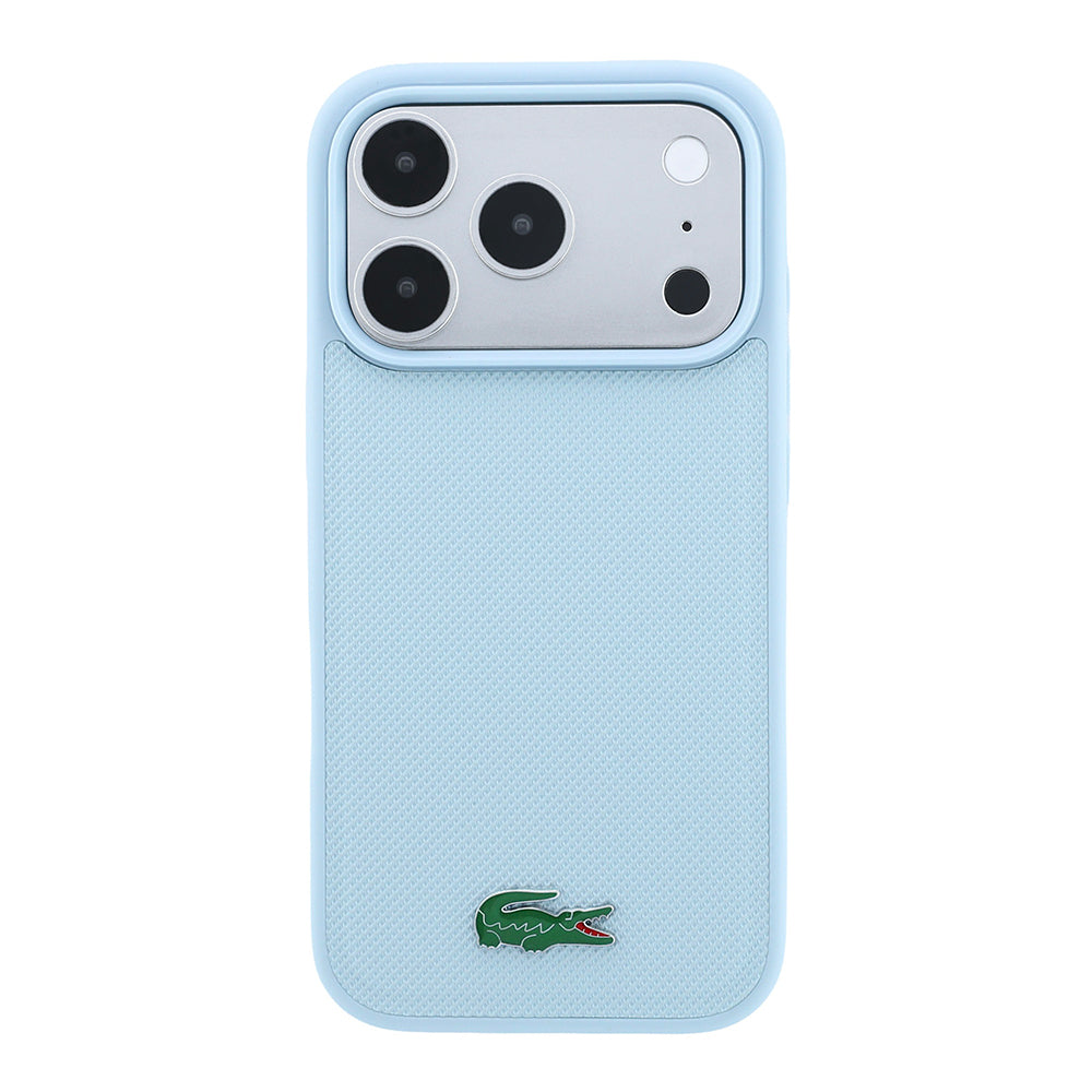 Lacoste iPhone 18 Pro PU Pike Metal Logolu MagSafe Uyumlu Kılıf
