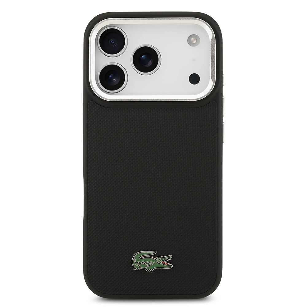 Lacoste iPhone 17 Pro PU Pike Standlı MagSafe Uyumlu Kılıf – Fotoğraf 3