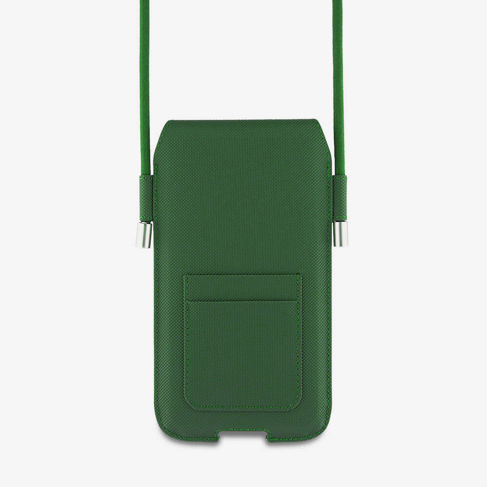 Lacoste Universal 6.7 İnç Pike Desenli Çapraz Askılı Telefon Çantası – Fotoğraf 3