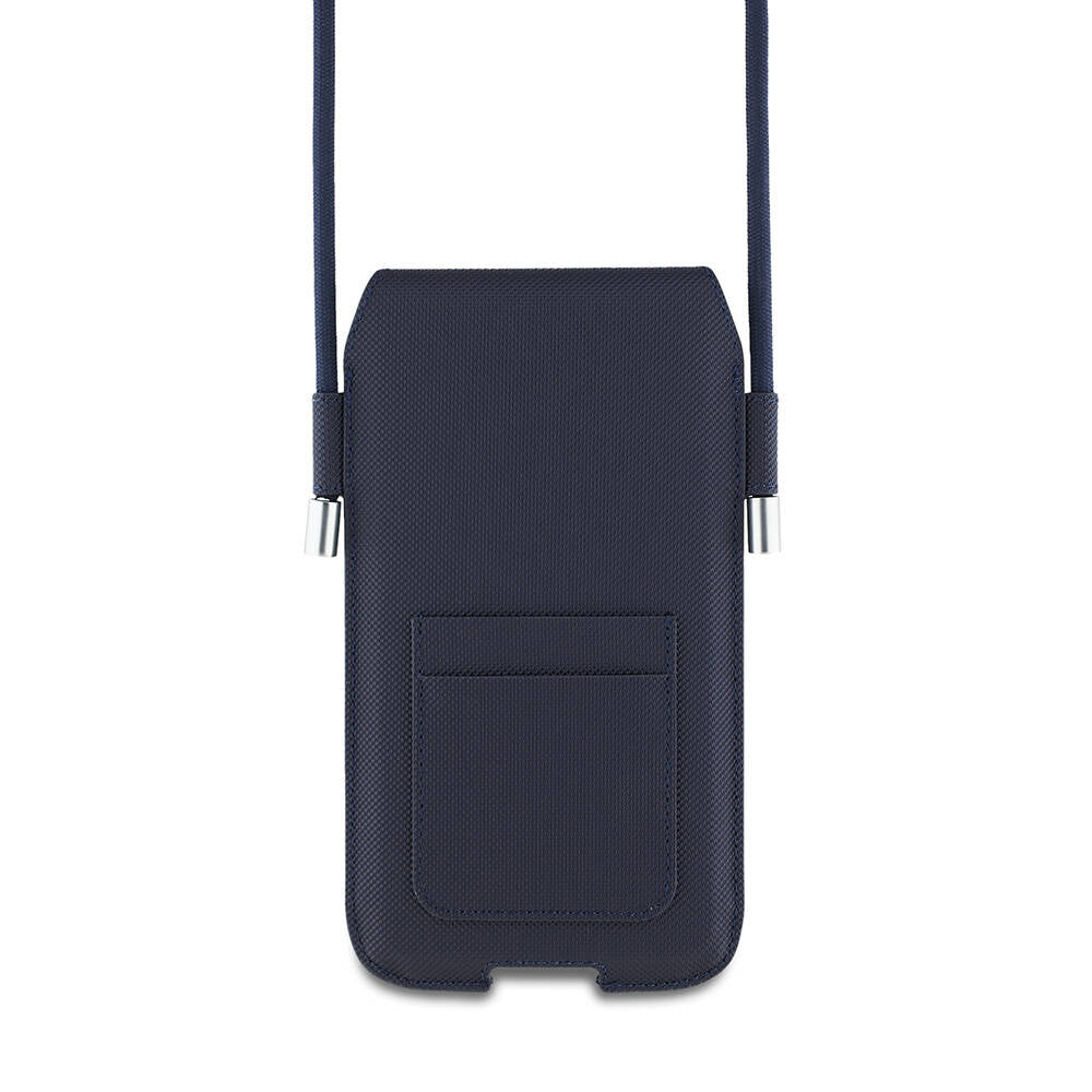 Lacoste Universal 6.7 İnç Pike Desenli Çapraz Askılı Telefon Çantası – Fotoğraf 6