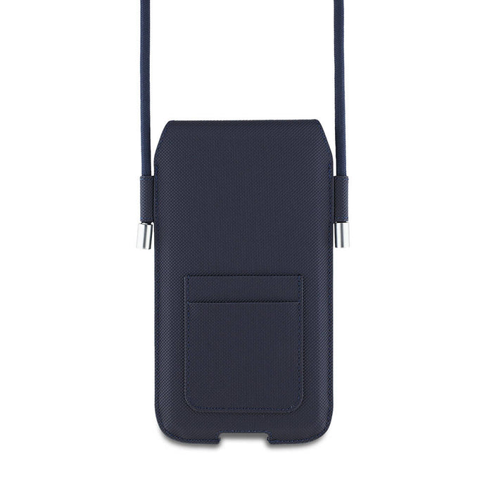 Lacoste Universal 6.7 İnç Pike Desenli Çapraz Askılı Telefon Çantası – Fotoğraf 6