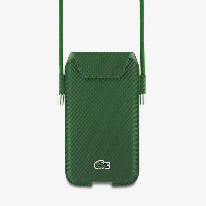 Lacoste Universal 6.7 İnç Pike Desenli Çapraz Askılı Telefon Çantası – Fotoğraf 4