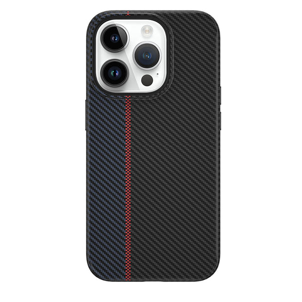 LCC-107 Karbon Fiber Magsafe Uyumlu iPhone 15 Pro Kılıf – Fotoğraf 1