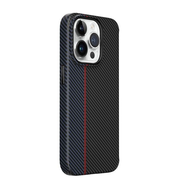 LCC-107 Karbon Fiber Magsafe Uyumlu iPhone 15 Pro Kılıf – Fotoğraf 16