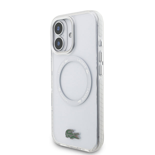 Lacoste iPhone 17 Buzlu İkonik Timsah Logolu MagSafe Uyumlu Kılıf – Fotoğraf 2