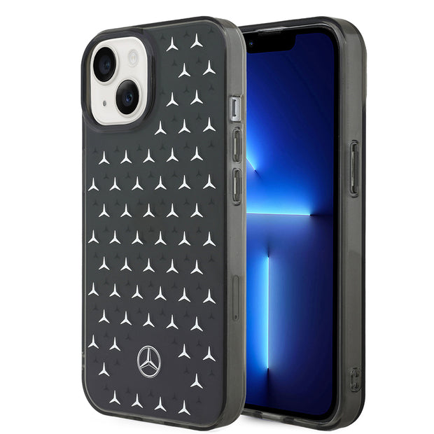 Mercedes Benz iPhone 14 Yıldız Desenli Çift Katmanlı Kılıf – Fotoğraf 7