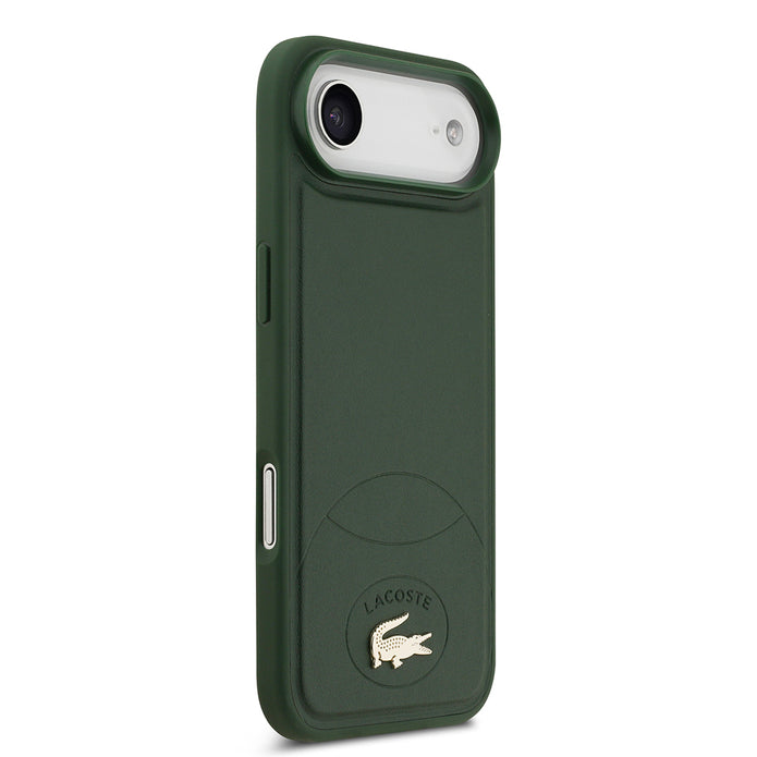 Lacoste iPhone 17 Air Metal Logolu PU Deri MagSafe Uyumlu Kılıf – Fotoğraf 3