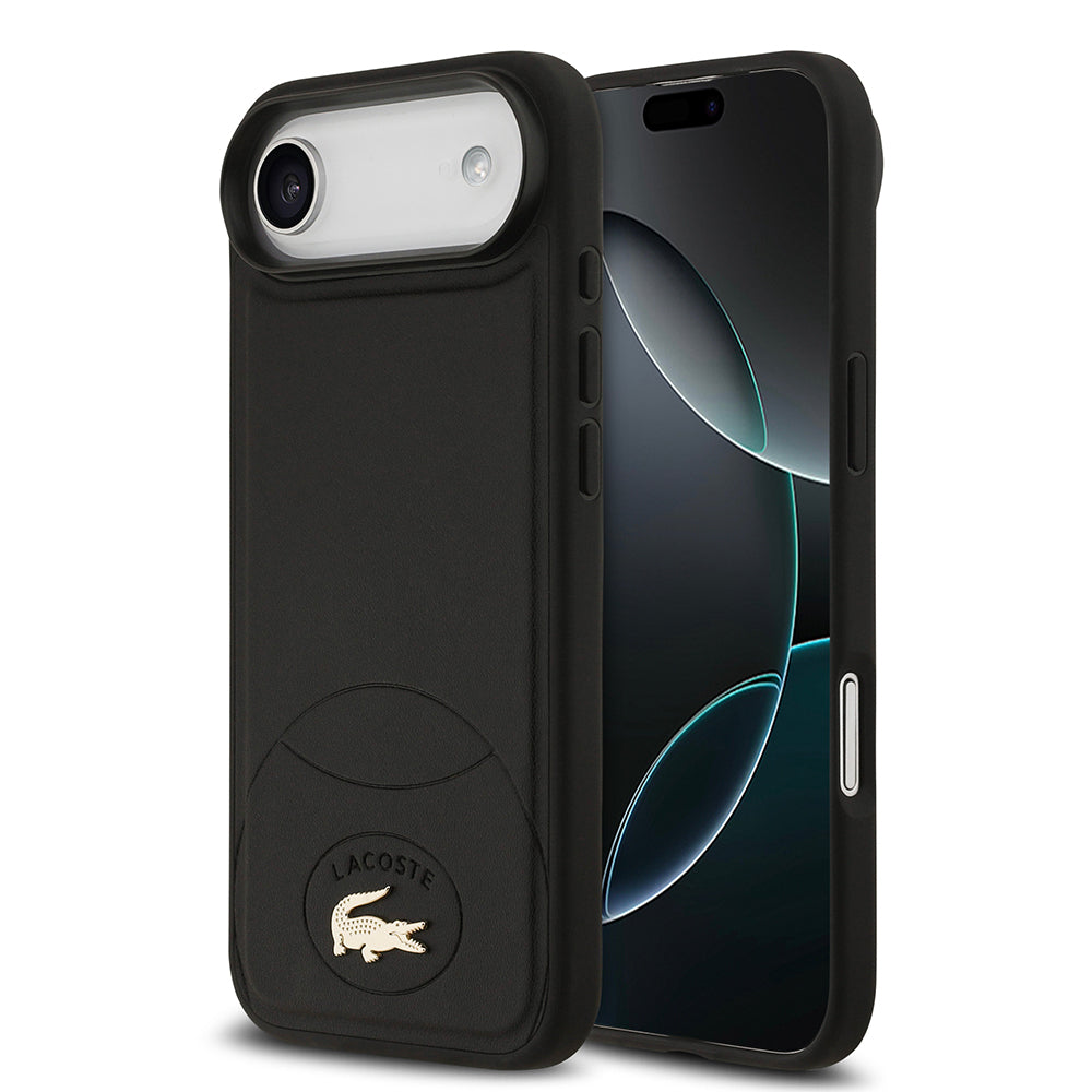 Lacoste iPhone 17 Air Metal Logolu PU Deri MagSafe Uyumlu Kılıf – Fotoğraf 5