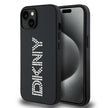 DKNY iPhone 14 Metalik Taşlı PU Deri Kılıf – Fotoğraf 1
