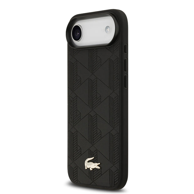 Lacoste iPhone 17 Air Monogram PU Deri MagSafe Uyumlu Kılıf – Fotoğraf 2
