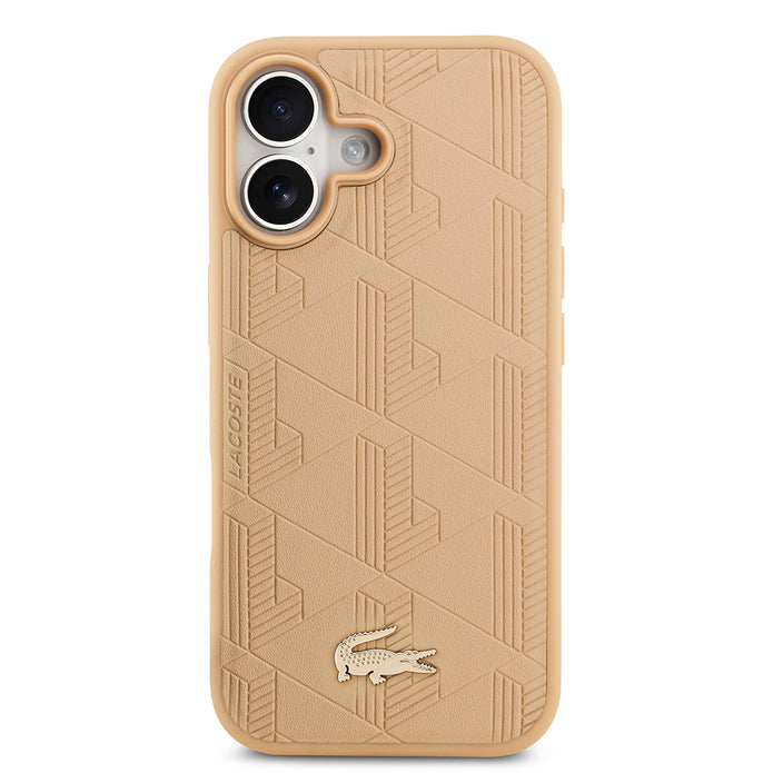 Lacoste iPhone 17 Monogram PU Deri MagSafe Uyumlu Kılıf – Fotoğraf 9