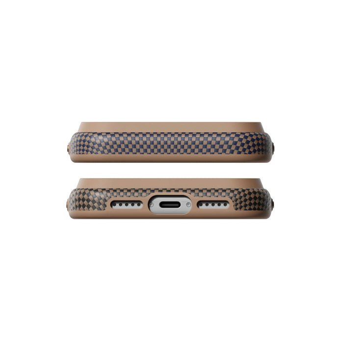 Pitaka iPhone 18 Pro Tactile Woven Sunset-Moonrise Summa Aramid Fiber MagSafe Uyumlu Kılıf – Fotoğraf 4