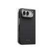 Pitaka iPhone Duo Edge Black-Grey Twill 600D Aramid Fiber Karbon MagSafe Uyumlu Kılıf