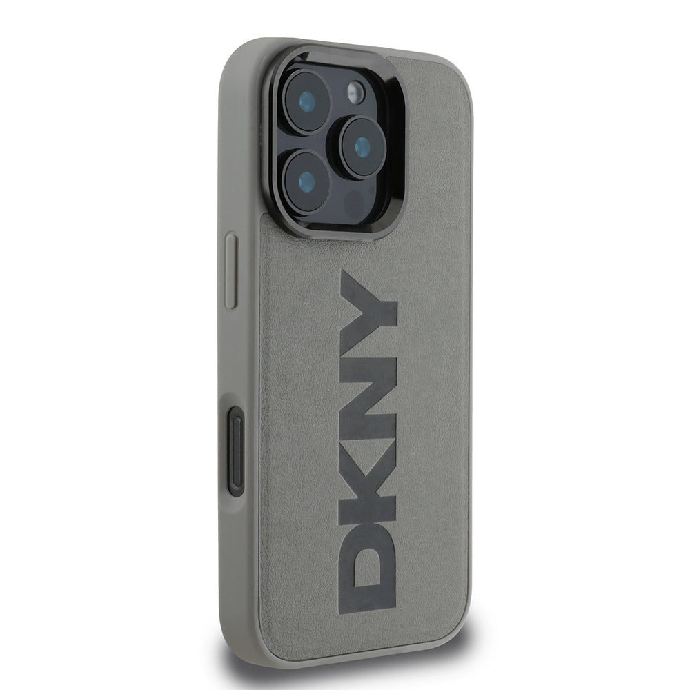 DKNY iPhone 16 Pro Plain PU Deri MagSafe Uyumlu Kılıf – Fotoğraf 4