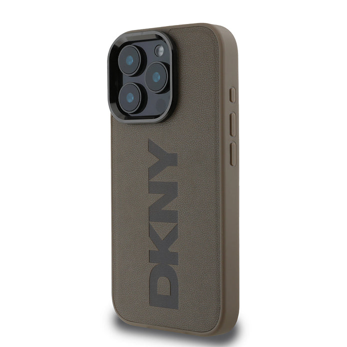 DKNY iPhone 16 Pro Plain PU Deri MagSafe Uyumlu Kılıf – Fotoğraf 7