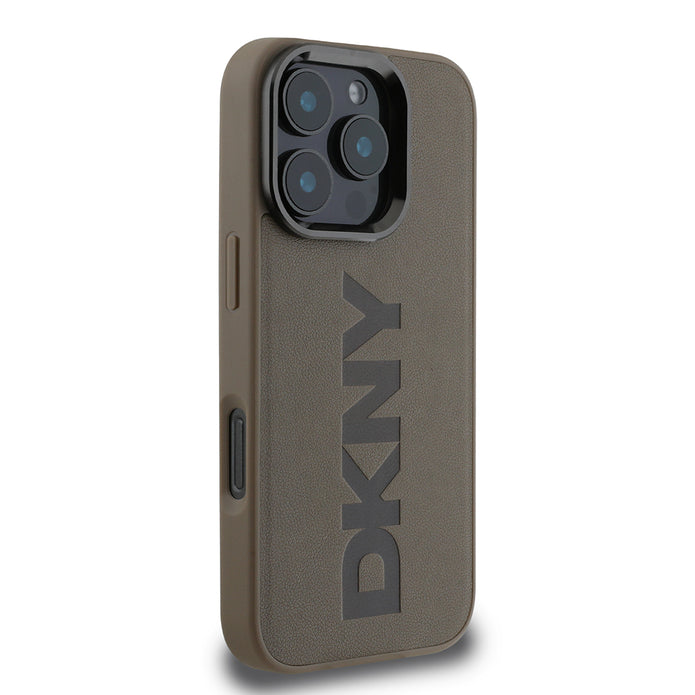 DKNY iPhone 16 Pro Max Plain PU Deri MagSafe Uyumlu Kılıf – Fotoğraf 4