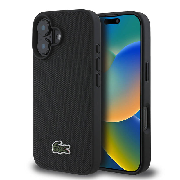Lacoste iPhone 16 Plus PU Pike Timsah Logolu MagSafe Uyumlu Kılıf