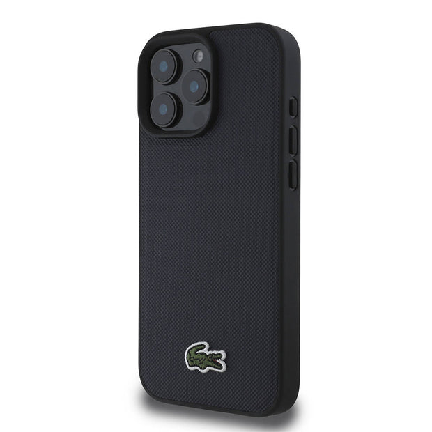 Lacoste iPhone 16 Pro Max PU Pike Timsah Logolu MagSafe Uyumlu Kılıf