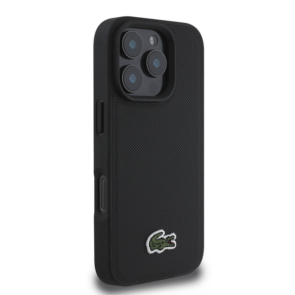 Lacoste iPhone 16 Pro Max PU Pike Timsah Logolu MagSafe Uyumlu Kılıf