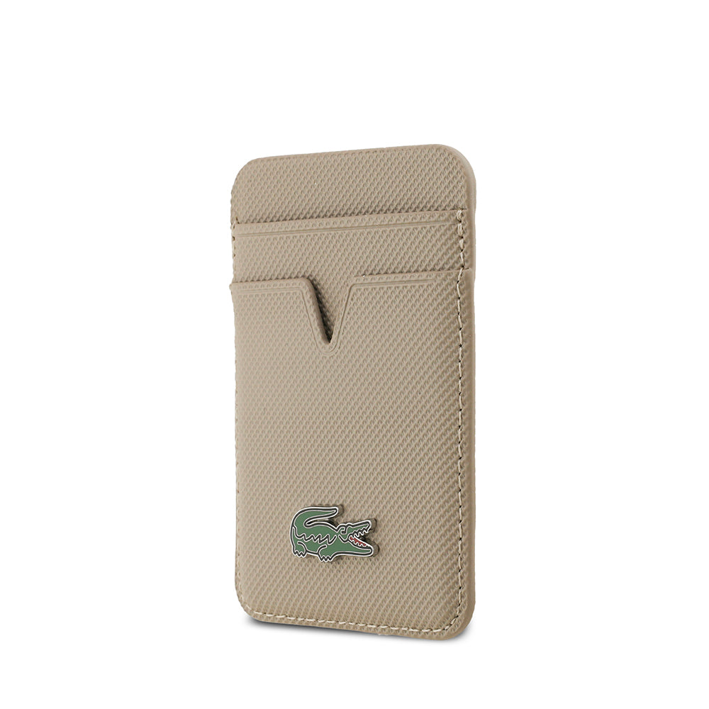Lacoste iPhone 17 Air PU Pike Metal Logolu Kartlıklı MagSafe Uyumlu Kılıf – Fotoğraf 9