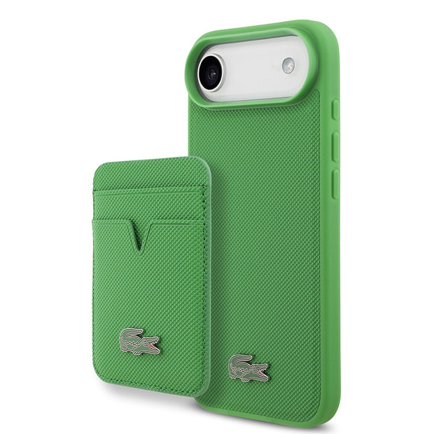 Lacoste iPhone 17 Air PU Pike Metal Logolu Kartlıklı MagSafe Uyumlu Kılıf – Fotoğraf 13