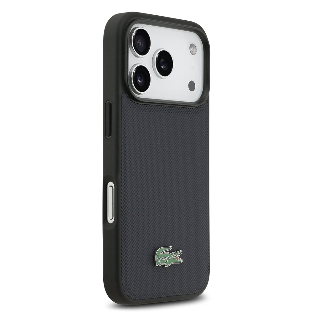 Lacoste iPhone 17 Pro PU Pike Metal Logolu Kartlıklı MagSafe Uyumlu Kılıf – Fotoğraf 11
