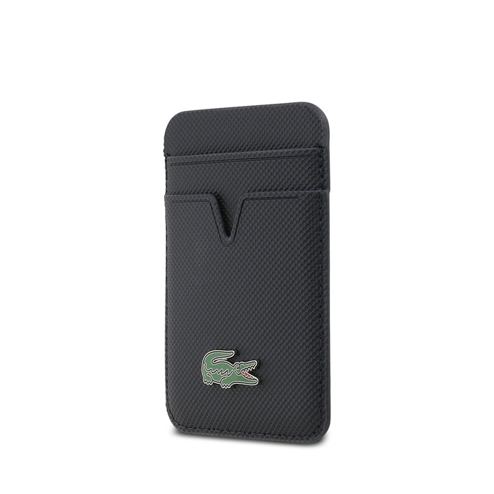 Lacoste iPhone 17 Pro PU Pike Metal Logolu Kartlıklı MagSafe Uyumlu Kılıf – Fotoğraf 9