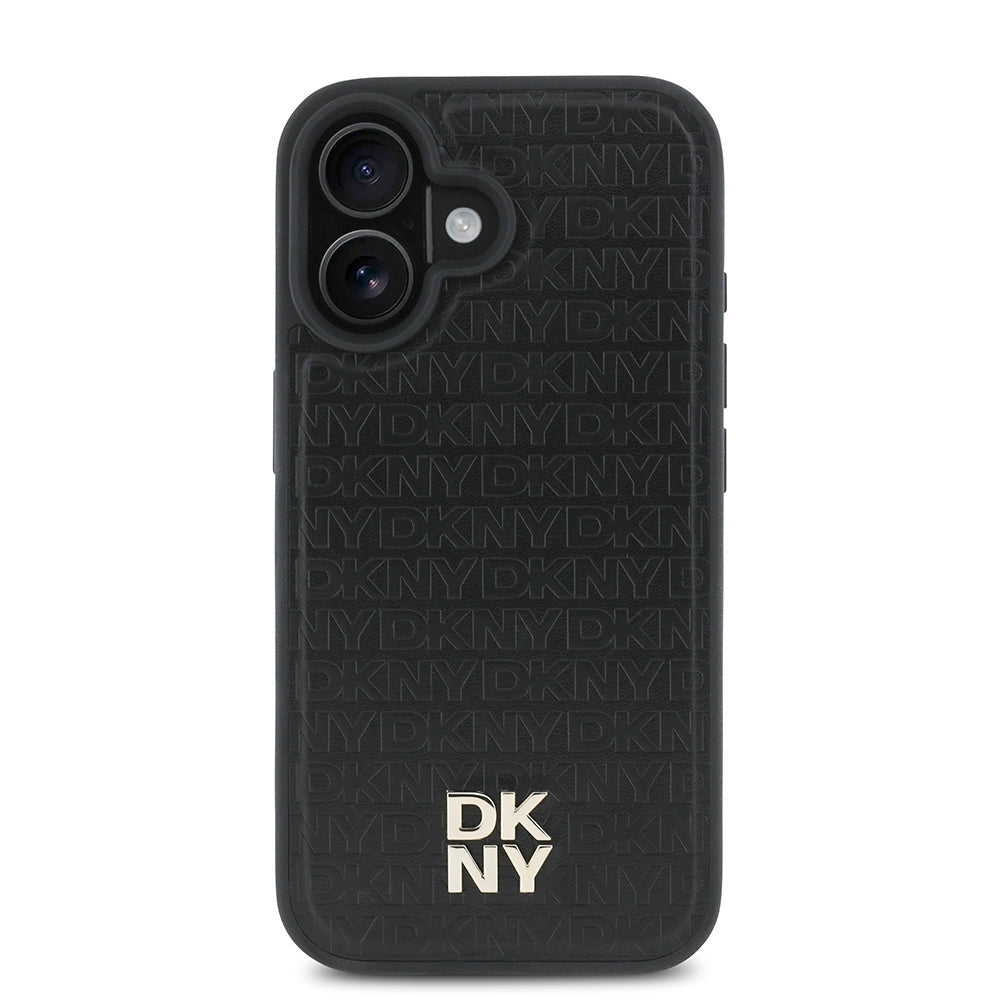 DKNY iPhone 16 Repeat Pattern 3D MagSafe Uyumlu Kılıf – Fotoğraf 3