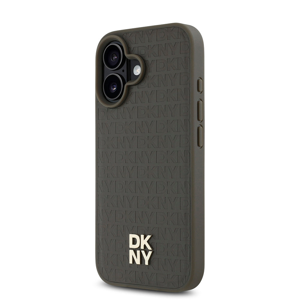 DKNY iPhone 16 Repeat Pattern 3D MagSafe Uyumlu Kılıf – Fotoğraf 7