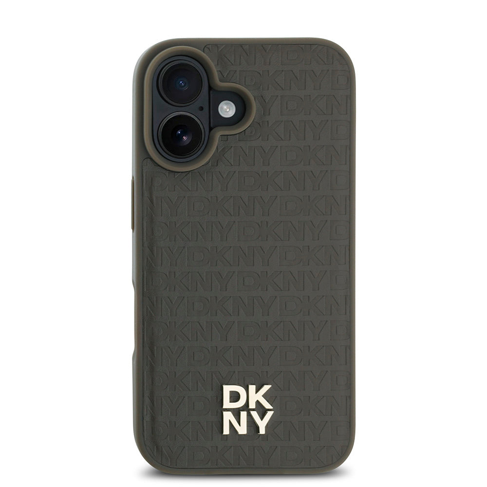 DKNY iPhone 16 Repeat Pattern 3D MagSafe Uyumlu Kılıf – Fotoğraf 8