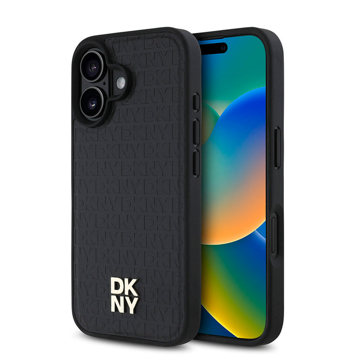 DKNY iPhone 16 Plus Repeat Pattern 3D MagSafe Uyumlu Kılıf – Fotoğraf 1