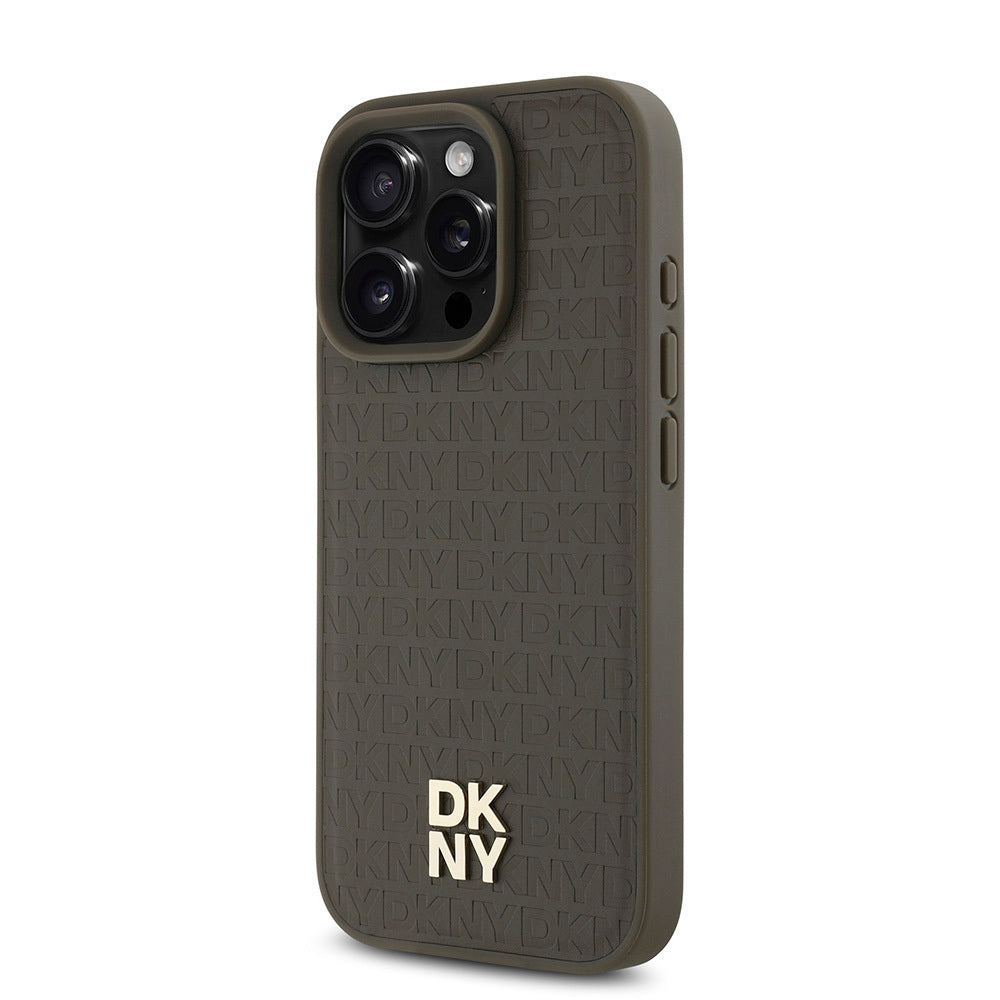DKNY iPhone 16 Pro Repeat Pattern 3D MagSafe Uyumlu Kılıf – Fotoğraf 2