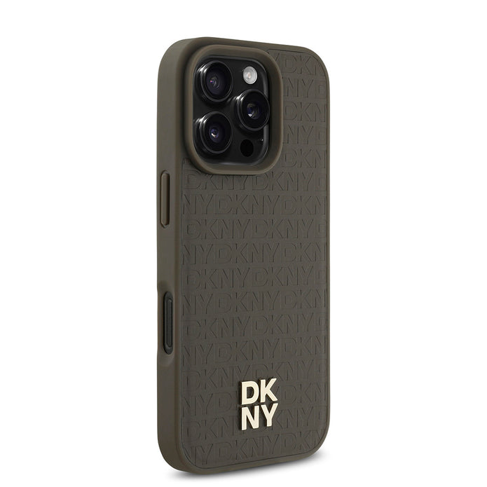DKNY iPhone 16 Pro Repeat Pattern 3D MagSafe Uyumlu Kılıf – Fotoğraf 4