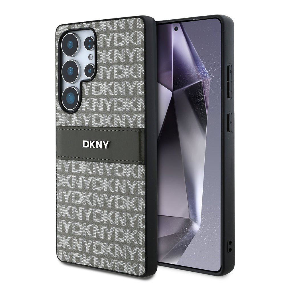 DKNY Galaxy S25 Ultra Repeat Texture Pattern Kartlıklı Kılıf – Fotoğraf 1