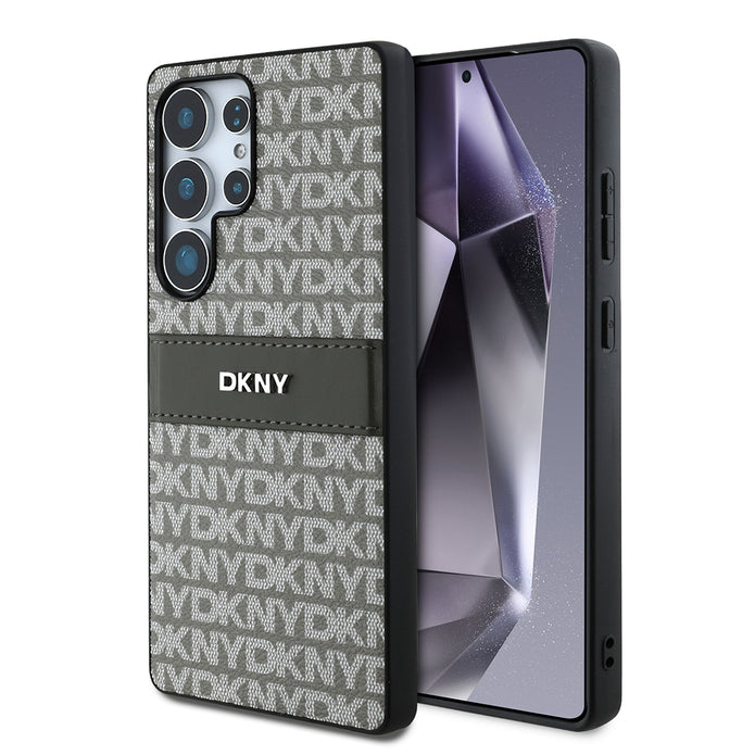 DKNY Galaxy S25 Ultra Repeat Texture Pattern Kartlıklı Kılıf – Fotoğraf 1