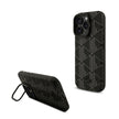 Lacoste iPhone 16 Pro Max Monogram PU Deri Standlı MagSafe Uyumlu Kılıf – Fotoğraf 1