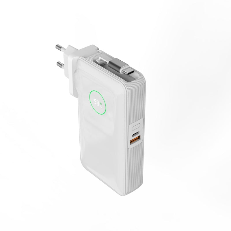 Wi-P049 Noble Serisi Type-C Kablolu Powerbank PD 35W 10000mAh – Fotoğraf 1