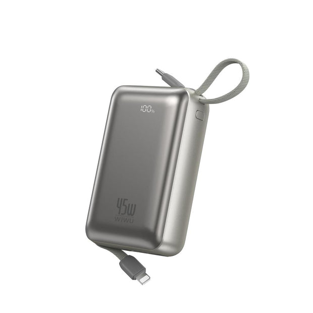 AS-182 Galaxy Pro Max Serisi 20000mAh 45W PD Dahili Kablolu Powerbank – Fotoğraf 1