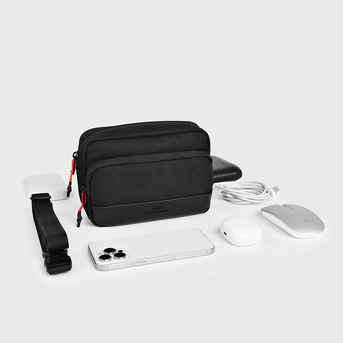 Essen Serisi Suya Dayanıklı 1200D Polyester Çapraz Vücut Çantası – Fotoğraf 5