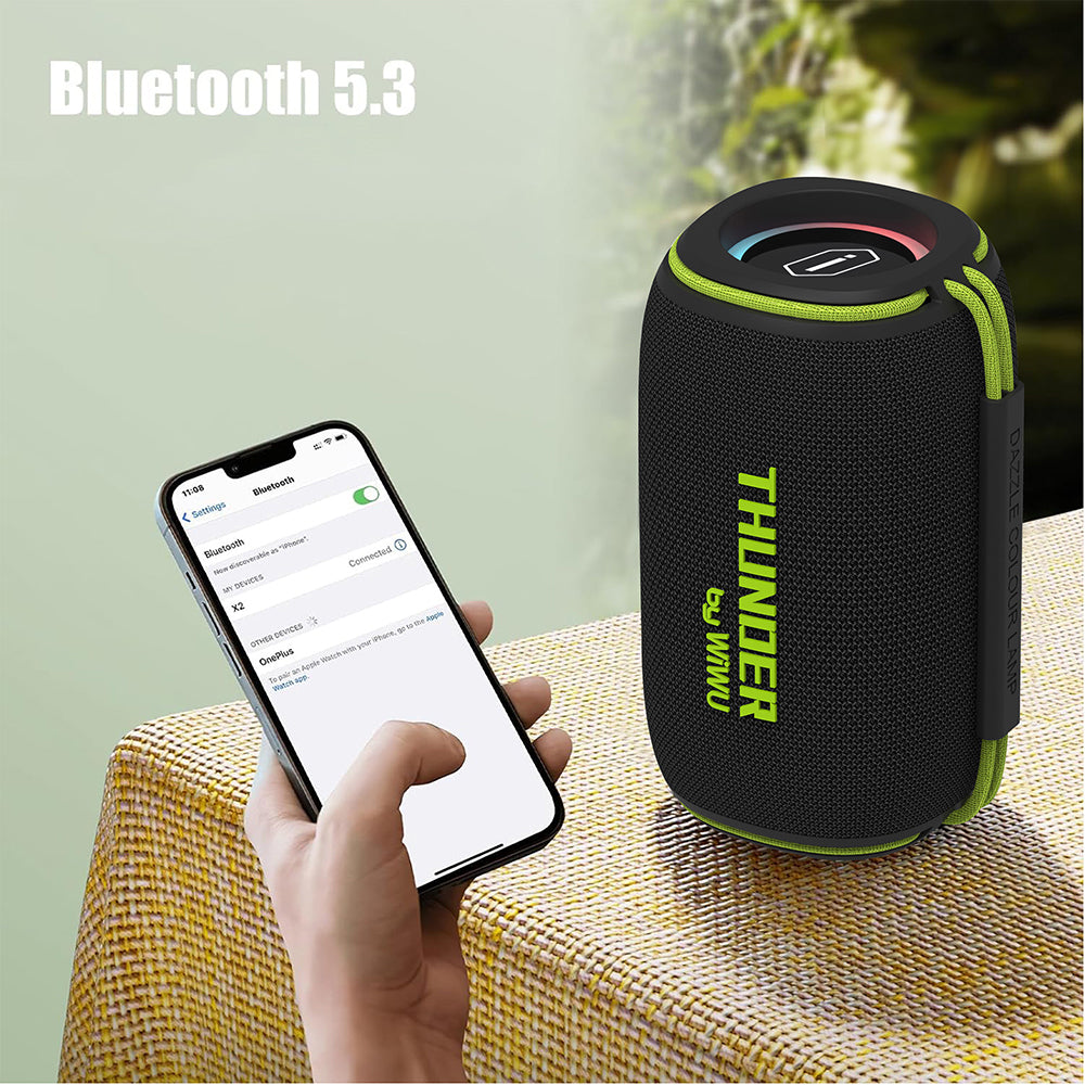 H5 Su Geçirmez RGB Işıklı TWS Bluetooth 15W Hoparlör – Fotoğraf 4