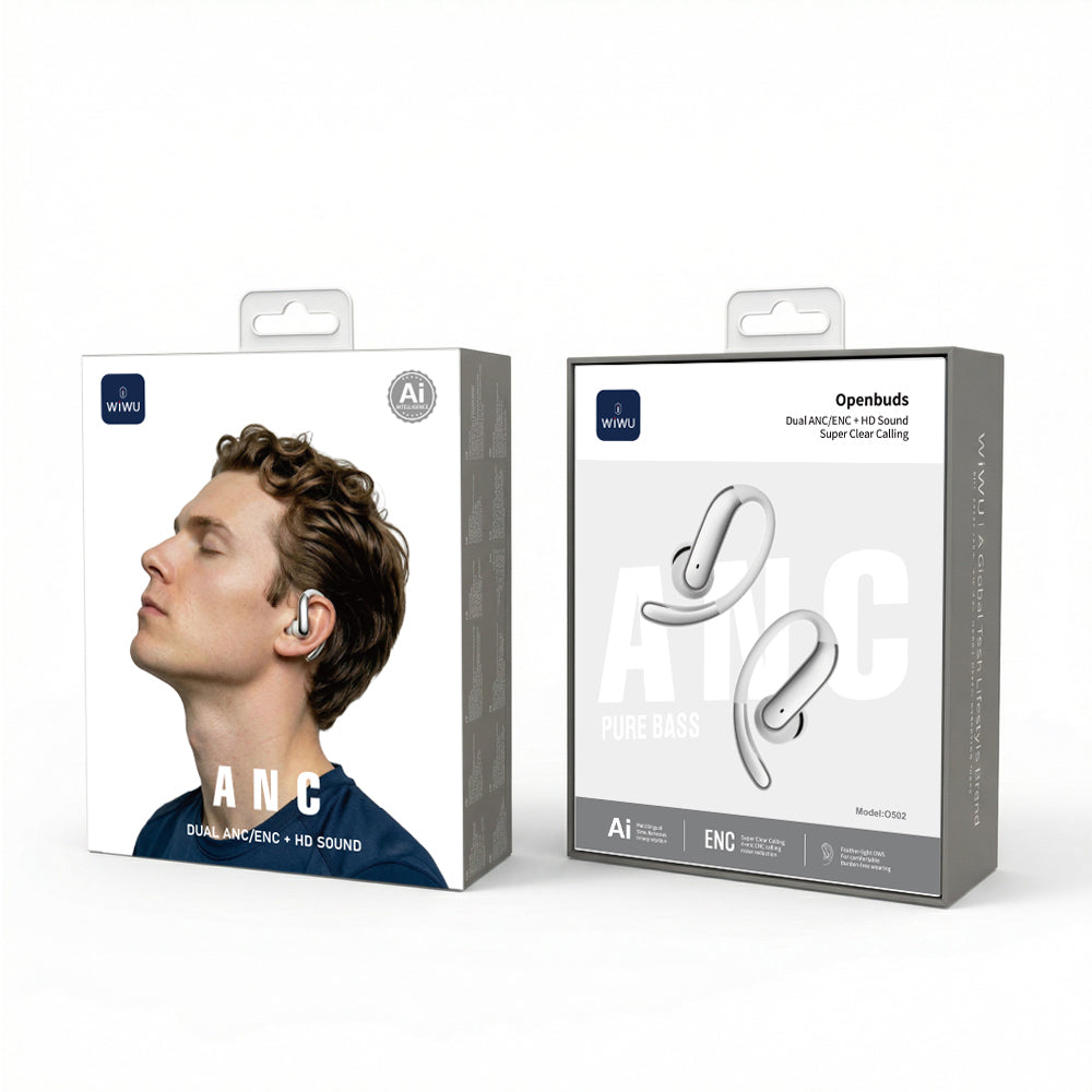 O502 Openbuds AI Çeviri ANC+ENC Bluetooth 6.0 Açık Kulak Kulaklık
