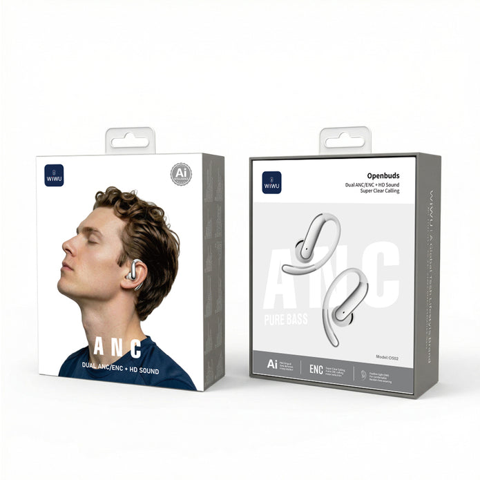 O502 Openbuds AI Çeviri ANC+ENC Bluetooth 6.0 Açık Kulak Kulaklık